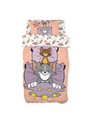 Bed Sheet Set Single 160X250 art:6194 Tom and Jerry